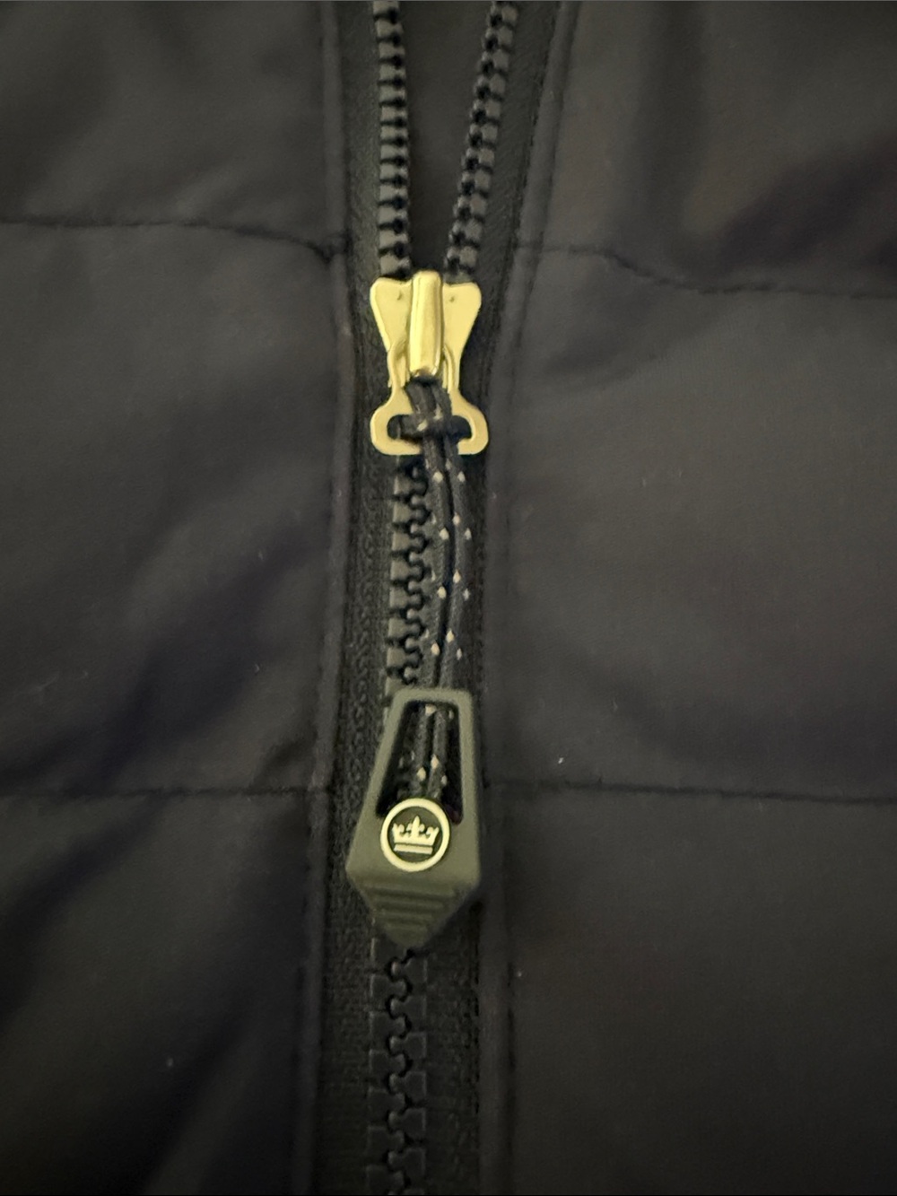 Peter Millar Navy Quilted Hybrid Puffer Jacket - Picture 4 of 5